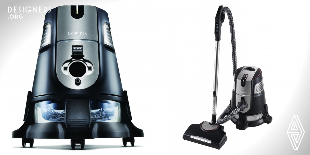 It is a cleaning robot which performs the duties of 6 different machines in a single machine. It is a vacuum cleaner, deep cleaner that clean the carpets sofas and beds with its power nozzles, carpet and hard floor washing machine, air purifier with negative ionizer, air freshener with different fragrances and vacuuming device to sucks the air from your cushions and pillows. It has touch screen control panel, 9 different motor power stage settings by slider, energy saving double fan separator motor and high suction. Also it has detachable remote control with LCD screen.