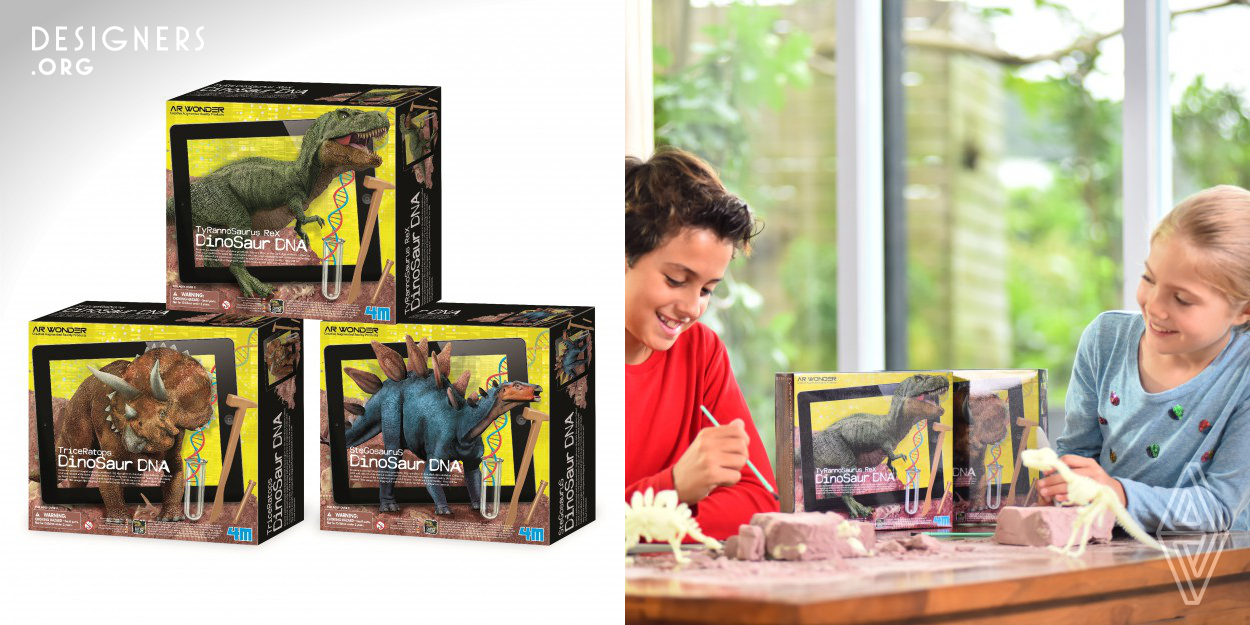 A pioneer of integrating traditional educational toys with AR technology!  The Dinosaur DNA series is a range of like-no-other products that inspires young minds and unleashes their imagination with the fusion of both physical and digital play. Kids can imagine being a paleontologist to dig up and build a glow dino skeleton from a plaster block. As paired with an innovative app, DinoCodes, kids can make use of the in-app AR technology to interact with the virtual 3D dinosaurs, and also share photos or videos with friends via the app instantly.