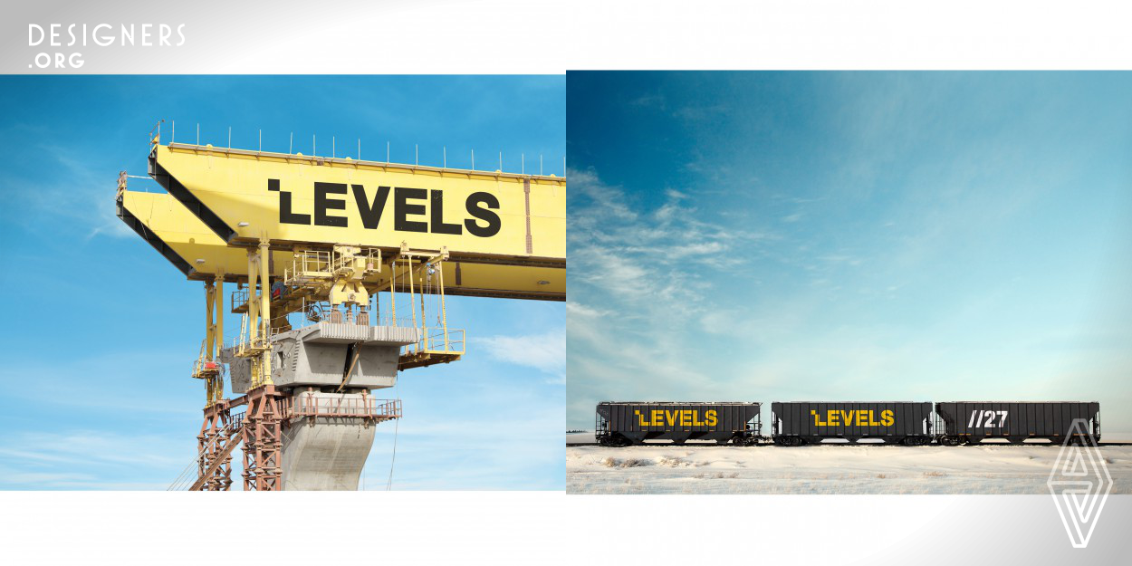 The branding of Levels Contracting Est. was inspired by architectural techniques and geometrical balance. The scale of space was crucial to making this brand affective. A strategic minimal cutoff is what made the brand what it is. Straight clean lines, bold geometrical shapes, and its minimal persona brings the design together that speaks volumes of the movement Levels is in the progress of making. The usage of color compliments all of its distinct characteristics and adds that bold factor needed to be on that international level.