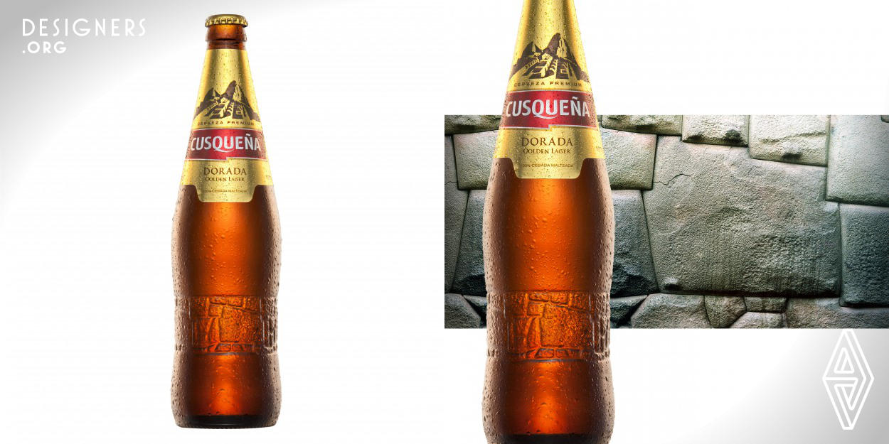 Being the most important beer of Peru, Cusqueña wanted to embody their national ADN on their brand and packaging design. The challenge consisted on a thoughtful redesign to express the local Inca identity on every inch of the package. Thus, the logo badge was personalized with a slight detail to resemble the 12 angles stone, a famous piece of the Machu Pichu architecture.