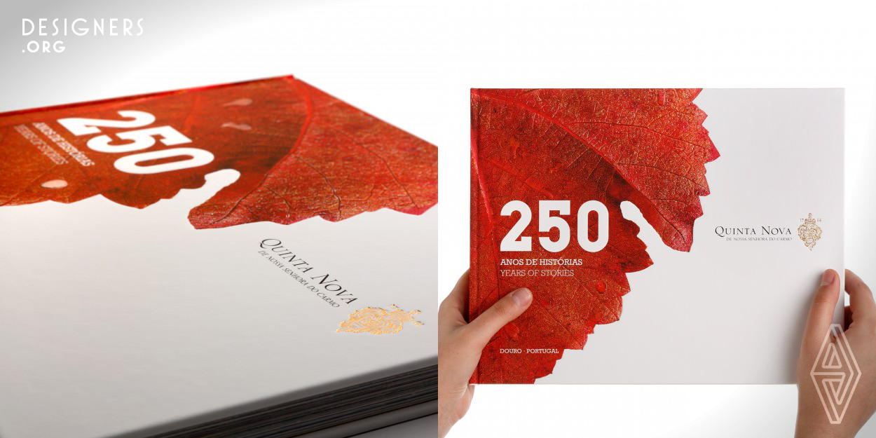 250 years of stories, signed by Omdesign, celebrates and portrays 250 years of Quinta Nova de Nossa Senhora do Carmo history, located in the heart of the Douro valley, that is dedicated to wine production and tourism. The Portuguese agency chose the best photographs to illustrate the book, aiming to show some stories and also the multiple business areas of the company, in a differentiating way.