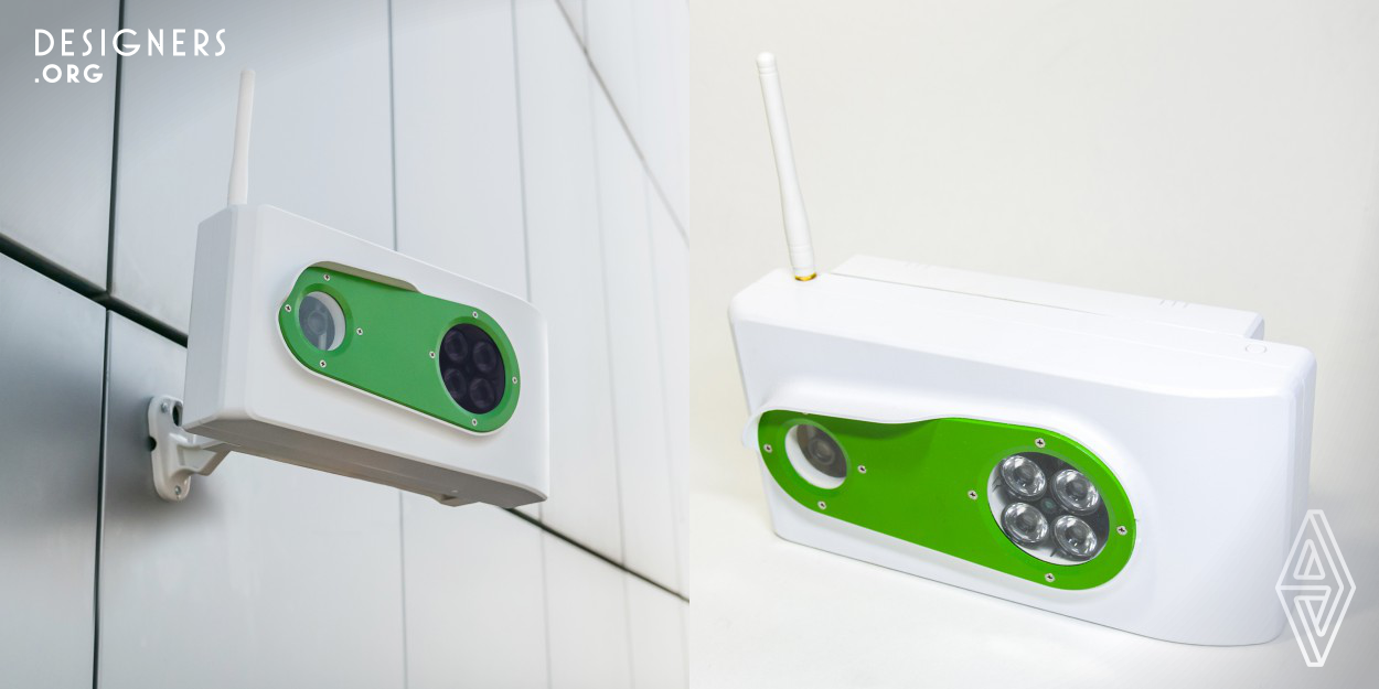 Sense assures the necessary security level when installed in public, very crowded places. Thanks to its A.I. System it is able to detect and signal dangers like fires or risk situations for a single person, and to recognize potentially dangerous behaviour. The sensor is designed with a friendly and linear shape in order to be integrated and install into the urban architecture and to be noticed by the citizens as source of services. 