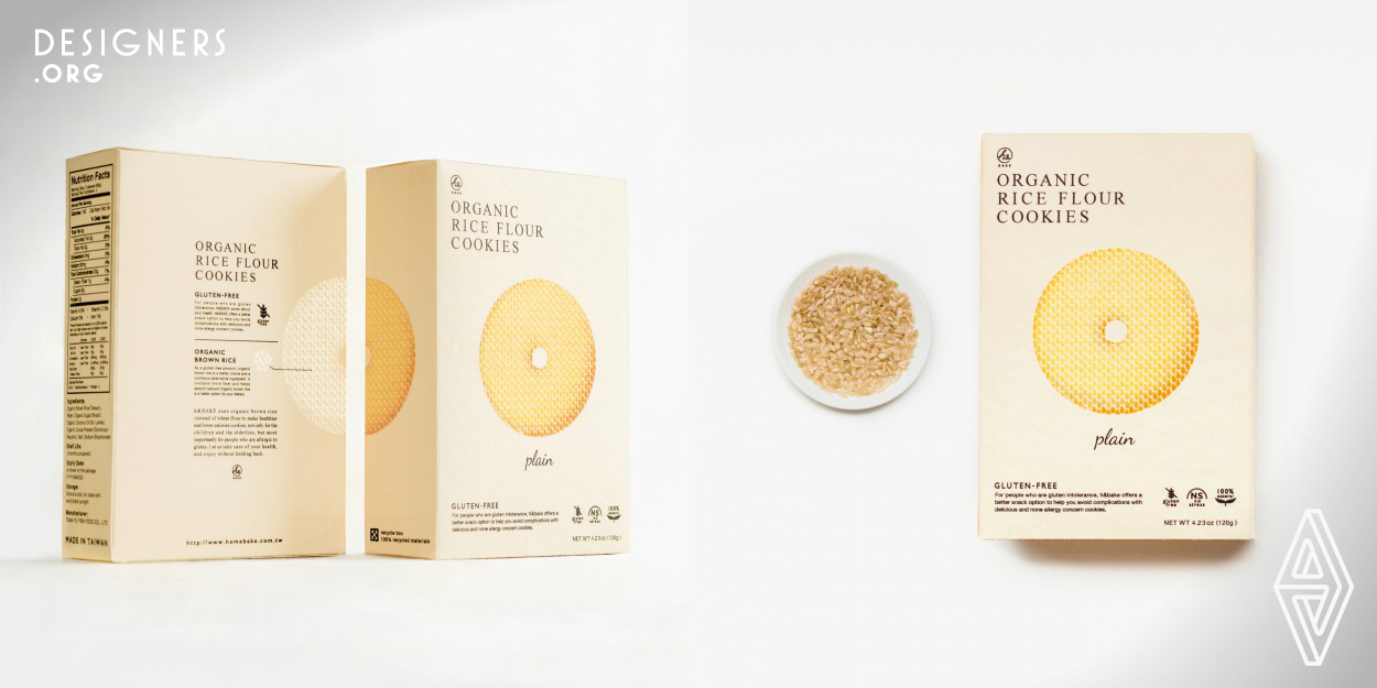 Based on the concept of the brand, which was also came up by the design team, they visualize the simplicity and purity of the product on the packaging. Taking off the extra information and decorations on the design, showing only the necessary information and the photo of the product to let people understand the product by just seeing their design, directly sending their message of healthy and no additives of their cookies. The design is just like their product, there were no extra additives included, simple as you can see.