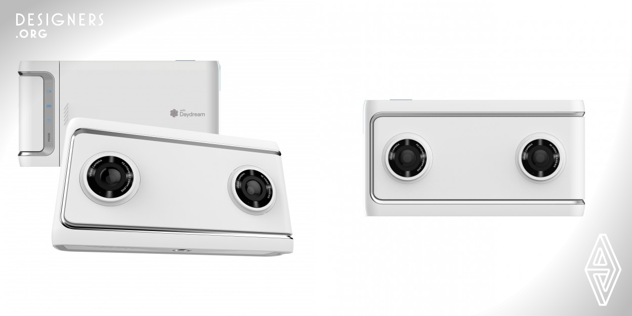 Lenovo VR180 Camera is an easy-to-use, point-and-shoot stereoscopic camera that lets you create your own VR content in real-life depth in 4K quality. Take VR photos and video that feel immersive and are easy to view. You can even live broadcast in stereoscopic VR180 via YouTube. The VR180 camera is optimized for YouTube’s VR180 standard and can transition seamlessly to a VR experience when viewed with Cardboard, Daydream and PSVR. VR180 also supports live-streaming videos through YouTube, in VR.