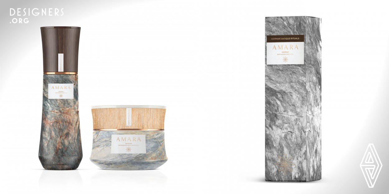 A new pure concept for a luxury packaging that transmits energy and emotions through the design based on nature. The combinations of marble, wood and rose gold create a unique experience at the moment of being perceived. The packaging is natural, sensitive and original and generates an intimate and personal connection between mind and soul. The concepts are a new proposal that connect the five senses.