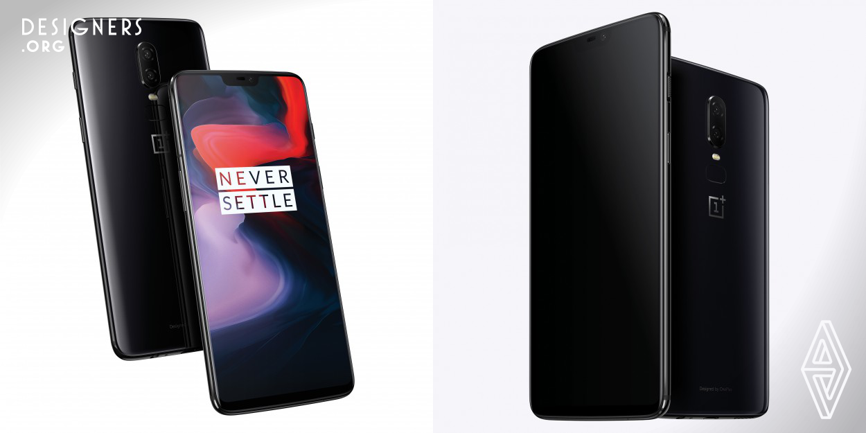 OnePlus 6 uses design of double faced glass. Well-polished glass rear cover with no gap, and thin frame create smooth touches, and visual pleasure, with an upright sihouette both rigid and soft. The full display, fast face-to-lock and dual camera layout give users pure immersive experience under powerful H2 OS 5.1 System. Quality colors of crescent white, rock black and bright porcelain black also render the reflections of world around you. All of the functions are user-oriented and burden-free. 