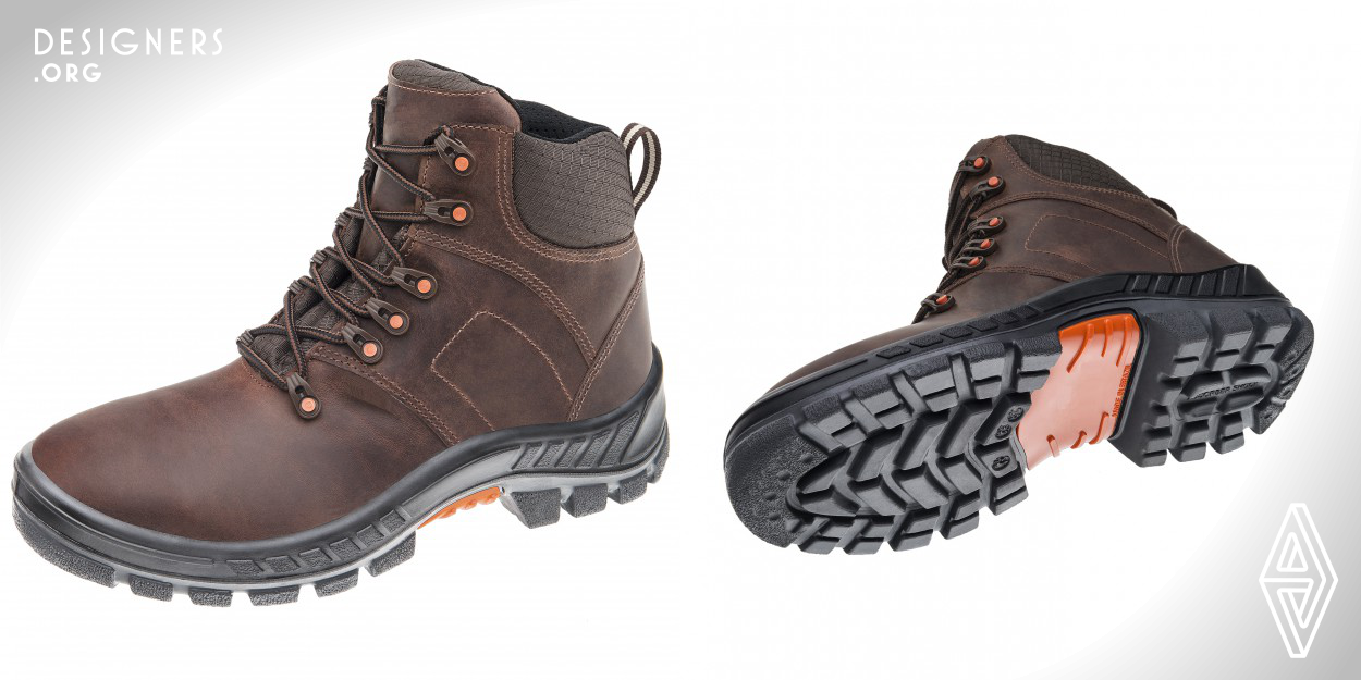 The Premier Plus range of products was created to increase the portfolio of Marluvas Professional Footwear. This product has as its main characterisitic to offer basic protection to the feet with advanced techonolgy lining materials that control the internal temperature of the boot, the same techology can be found on the astronauts' clothes. The concept of this product is to be used to work or at hiking at the weekends, or simply to be day by day with great performance and comfort.