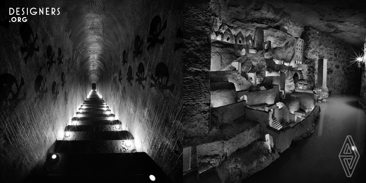 Forgotten Paris are black and white photographs of the old undergrounds of the French capital. This design is a repertoire of places that few people know because they are illegal and difficult to access. Matthieu Bouvier has been exploring these dangerous places for ten years to discover this forgotten past.