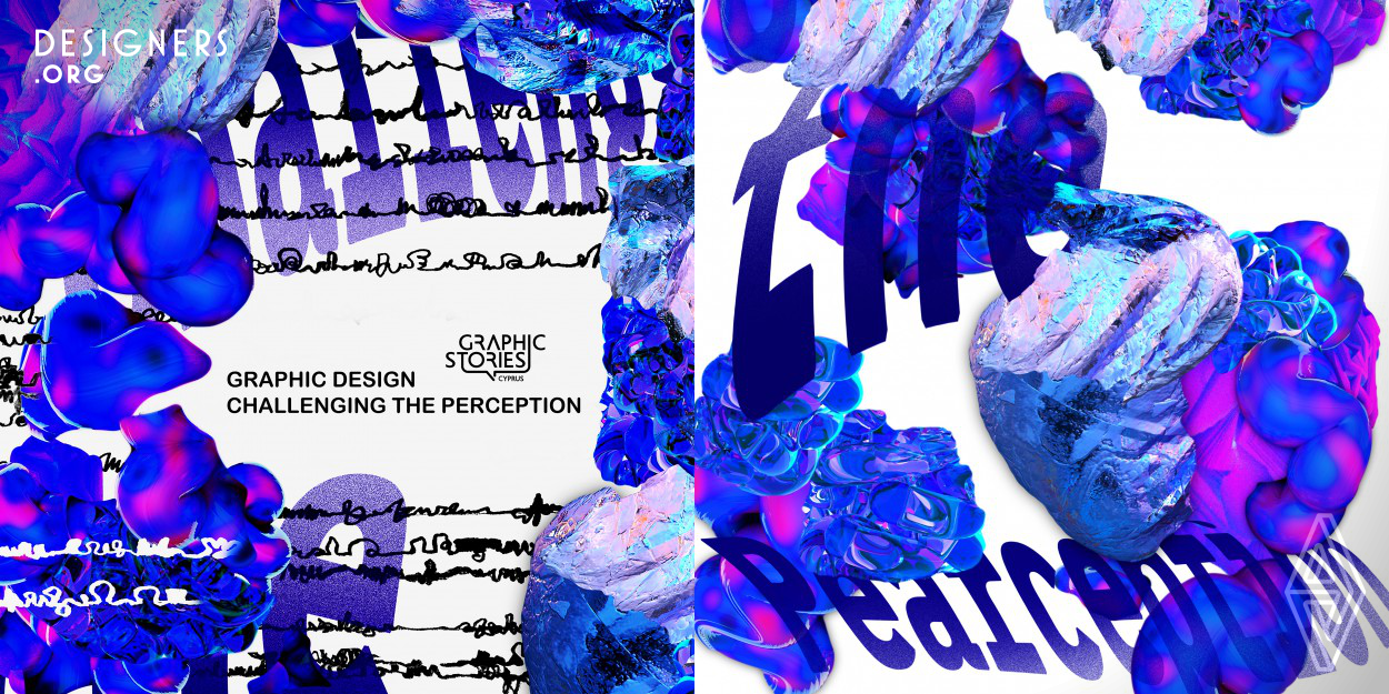This is an exploratory poster design that expresses abstract concepts through a combination of hand-drawn and computer technology. Designer combined computer technology with hand-drawing, blue represents technology, and gray pencil lines represent emotional transmission. Through the integration of the two ways, designer express his thinking and exploration of graphic design.