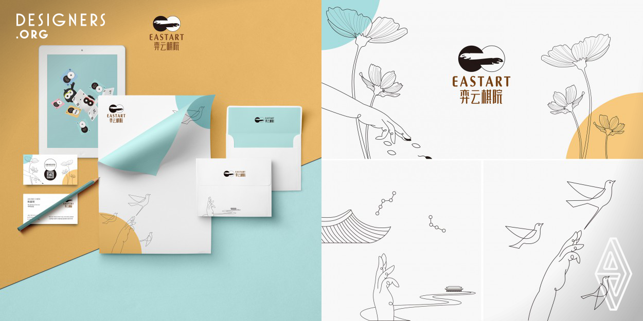 It is branding design for a training institution of Chinese GO. Designers did visual identity system for it to make promotion of the Chinese traditional culture and establish links between kids who are interested in Go and this intellectual culture. Besides, the combination of traditional elements and contemporary young elements is also a highlight point. 