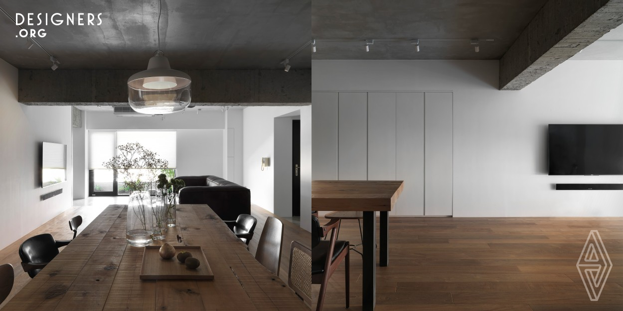 In this renovation project, the design integrated the new needs and ideas of the occupants with the existing conditions of the old space. The renovated old apartment provided more diversified purposes by using novel design methods to bring out the space different looks and meanings. Most importantly, the space also serves a emotional anchor to the owner, the place where loving memories forged from his childhood. This project has demonstrated an old space renovation with preservation of owner's emotional connection.