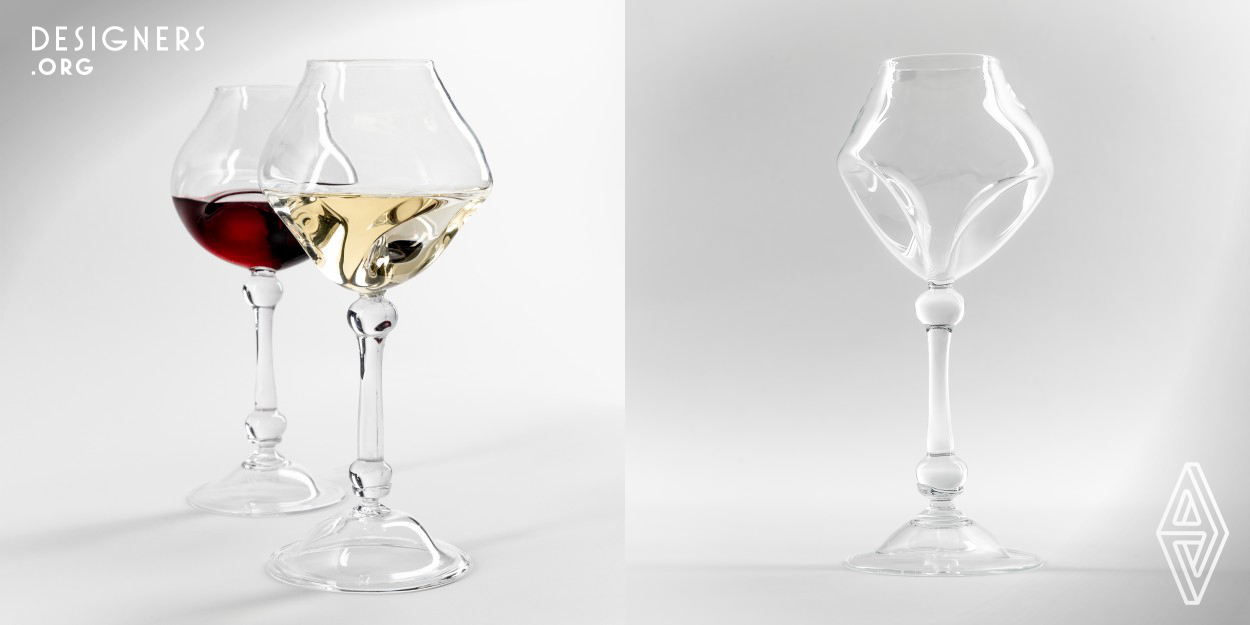 The 30s Wine Glass by Saara Korppi is particularly designed for white wine, but it can also be used for other beverages, too. It has been made in a hot shop using old glass blowing techniques, which means every piece is unique. Saara’s goal is to design high quality glass that looks interesting from all angles and, when filled with liquid, allows light to reflect from different angles adding extra enjoyment to drinking. Her inspiration for the 30s Wine Glass comes from her previous 30s Cognac Glass design, both products sharing the shape of the cup and playfulness.