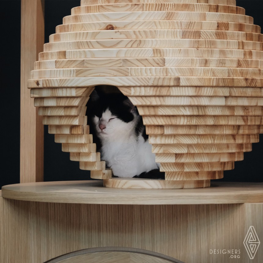 Cat Tower by Hitomi Otake