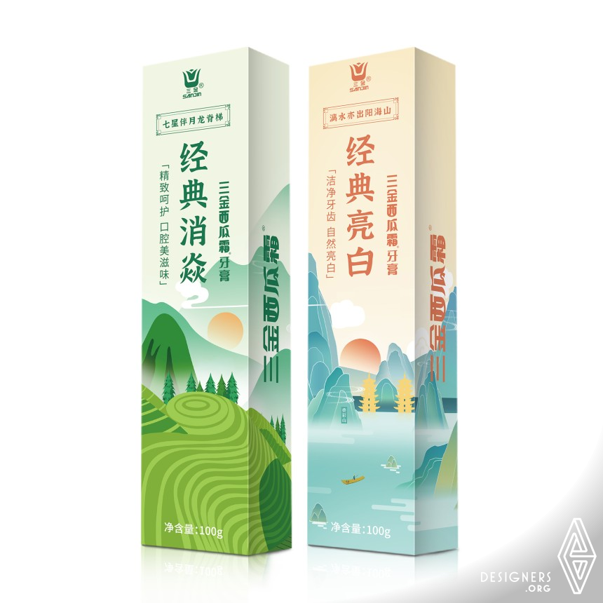 Longsheng Zhong Toothpaste Package