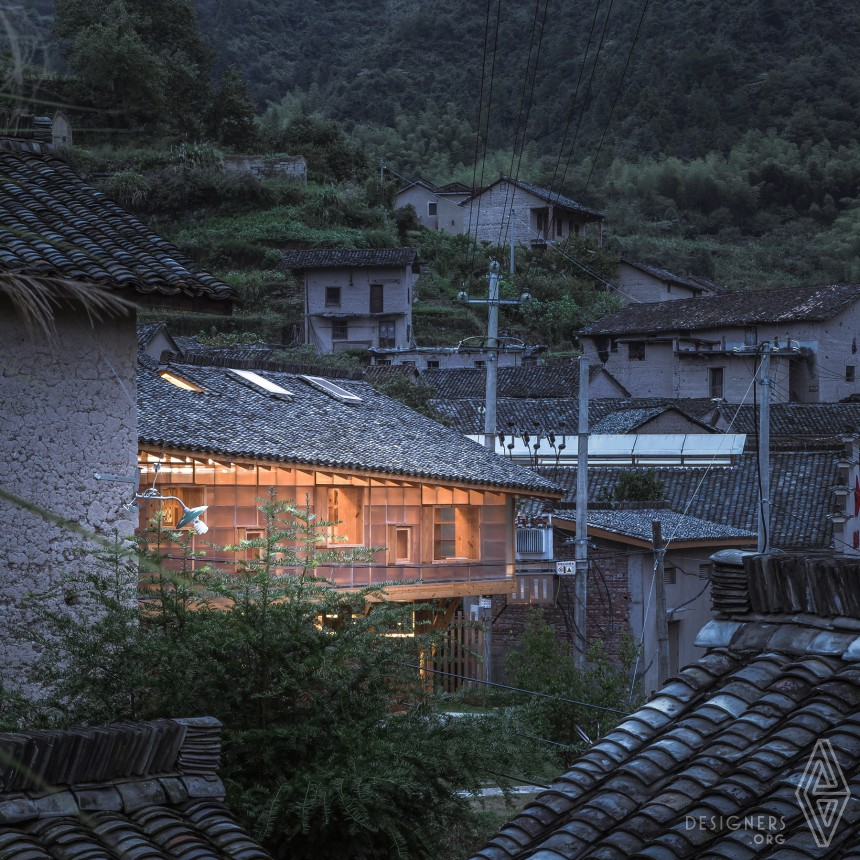 Mountain House in Mist by Lin Chen