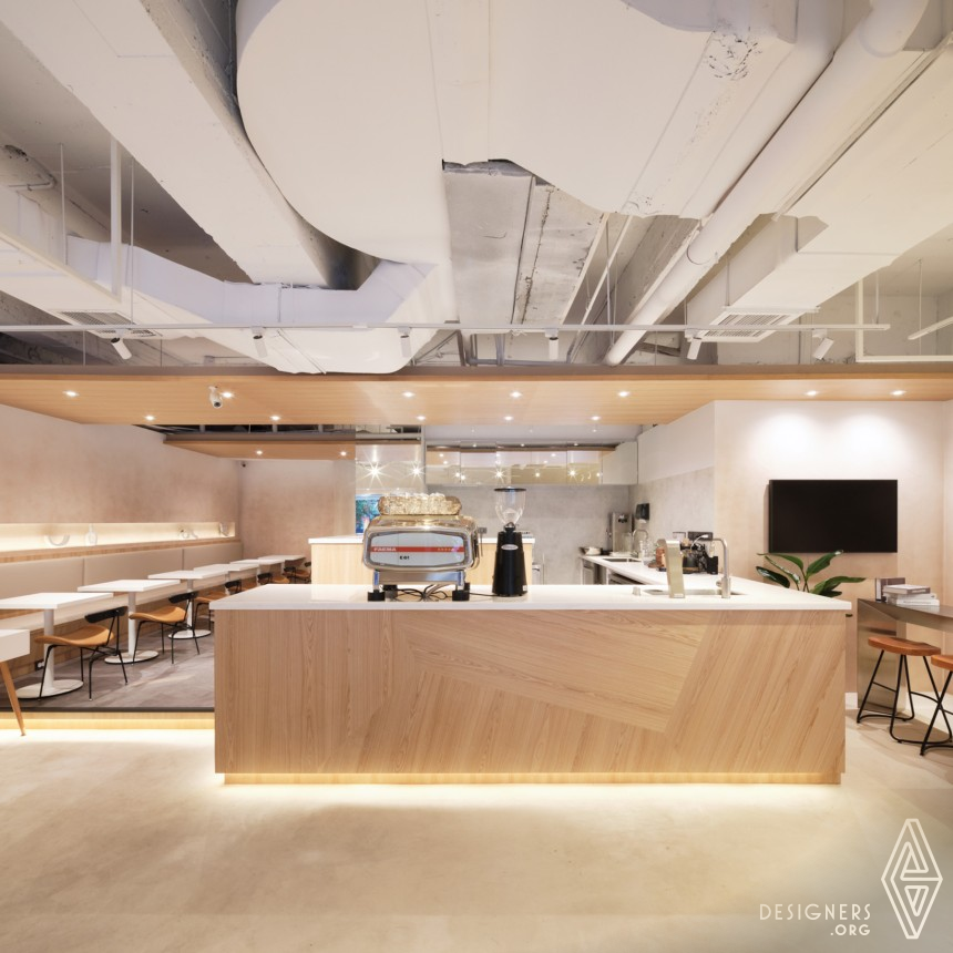 Exhibition Cafe and Office Space by ZHEN XI PANG  China University of Techn