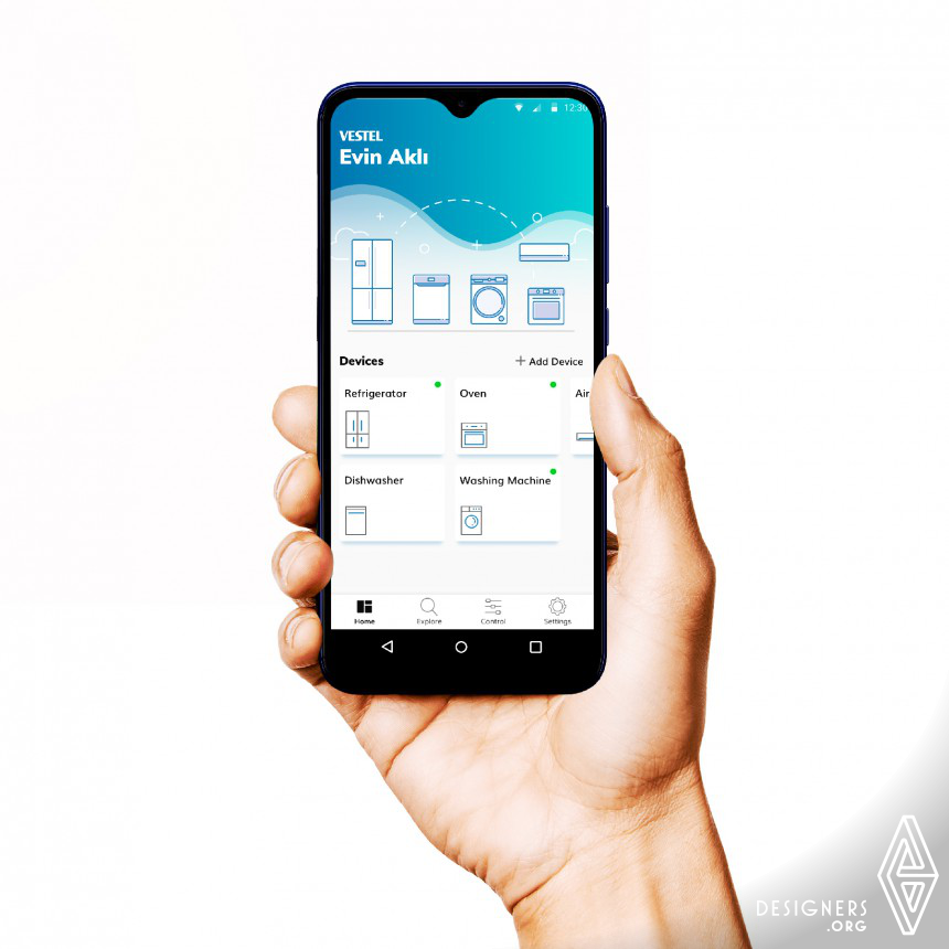 Vestel UX UI Design Group Smart Home Mobile Application