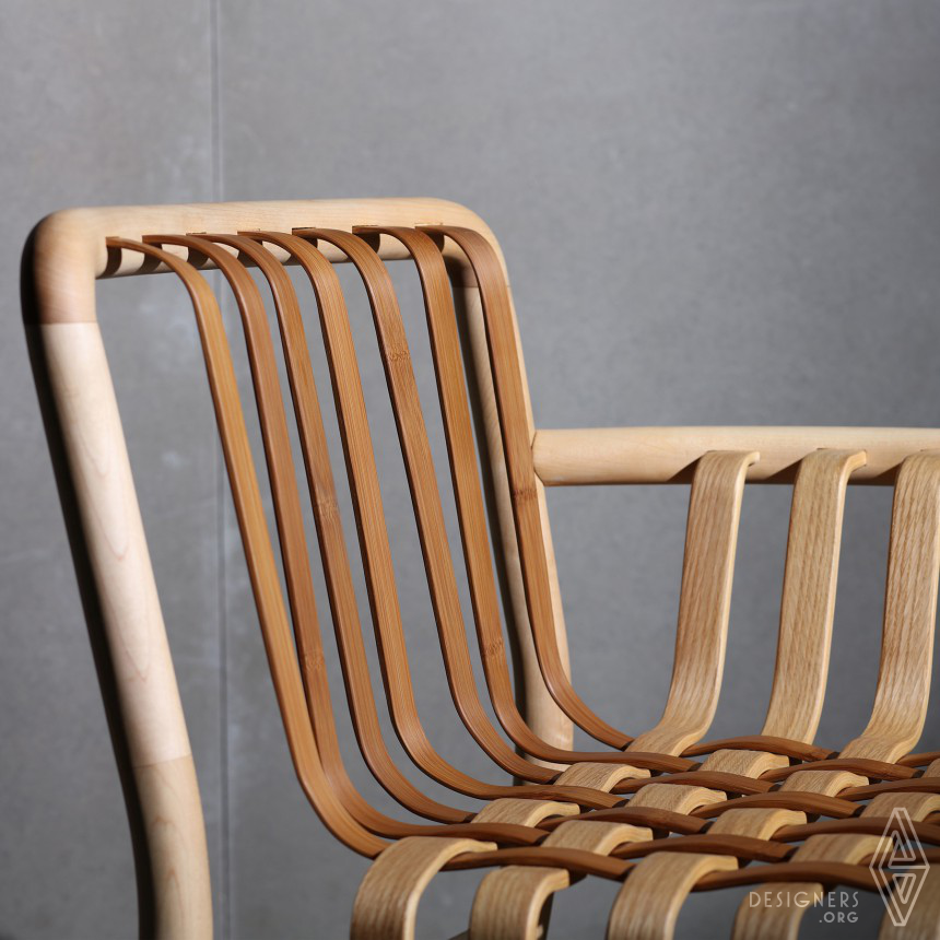 Lattice Chair Weaving Armchair Image