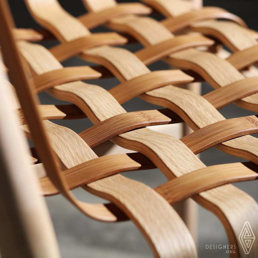 Lattice Chair Weaving Armchair