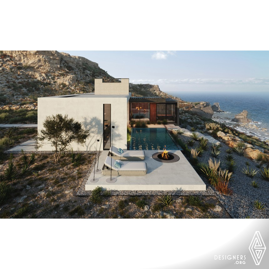 House On The Cliff by Shamsudin Kerimov