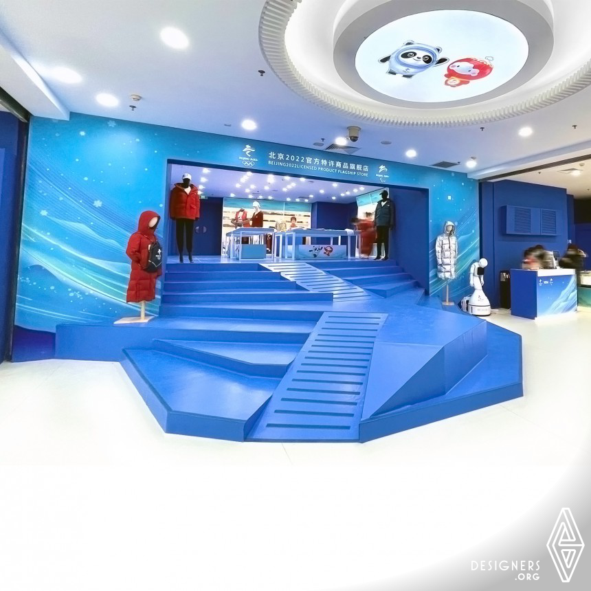Beijing Winter Olympics Flagship Store by Xiaolu Zhang