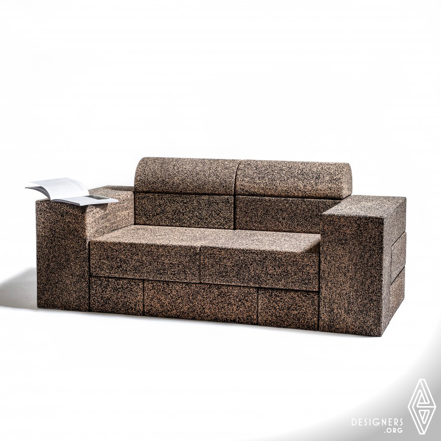 Cork Block Sofa