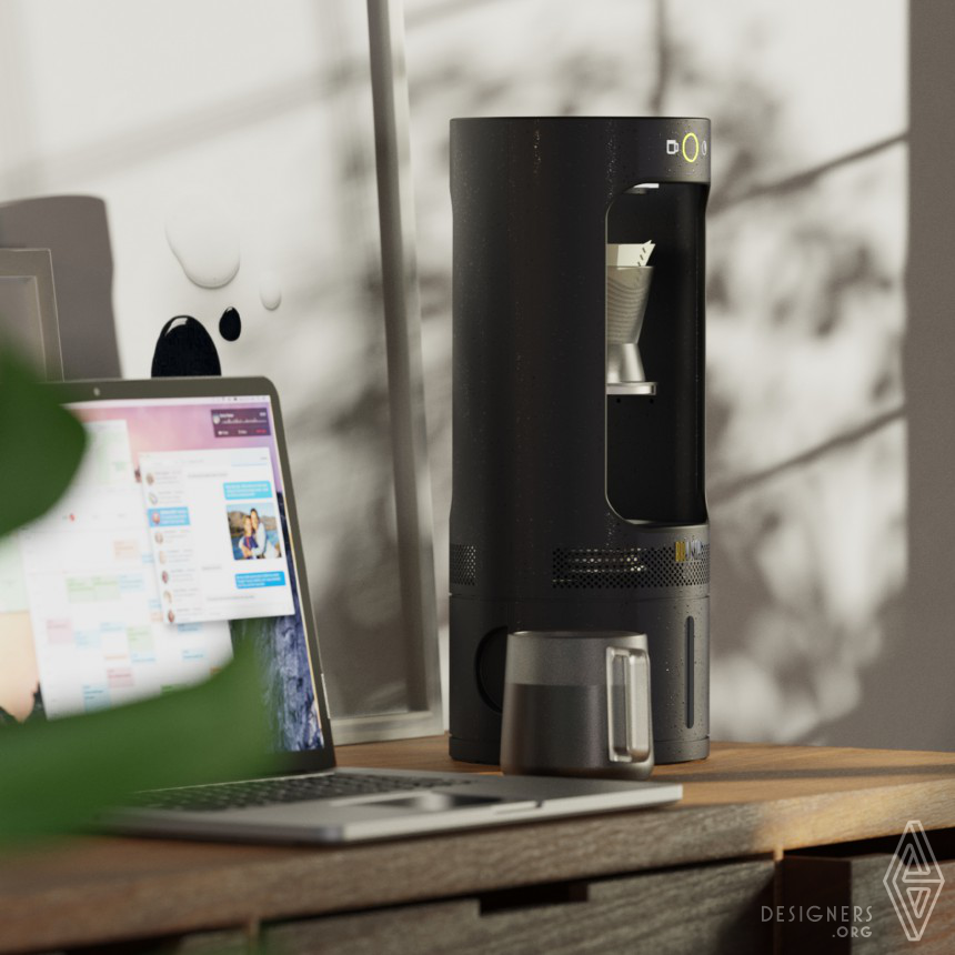 Desktop Pour Over Coffeemaker by Abishek Senthil