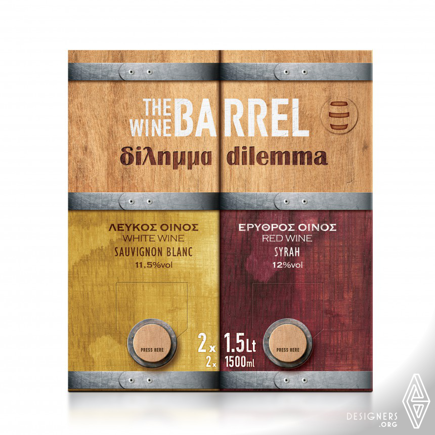 The Wine Barrel Dilemma Packaging 