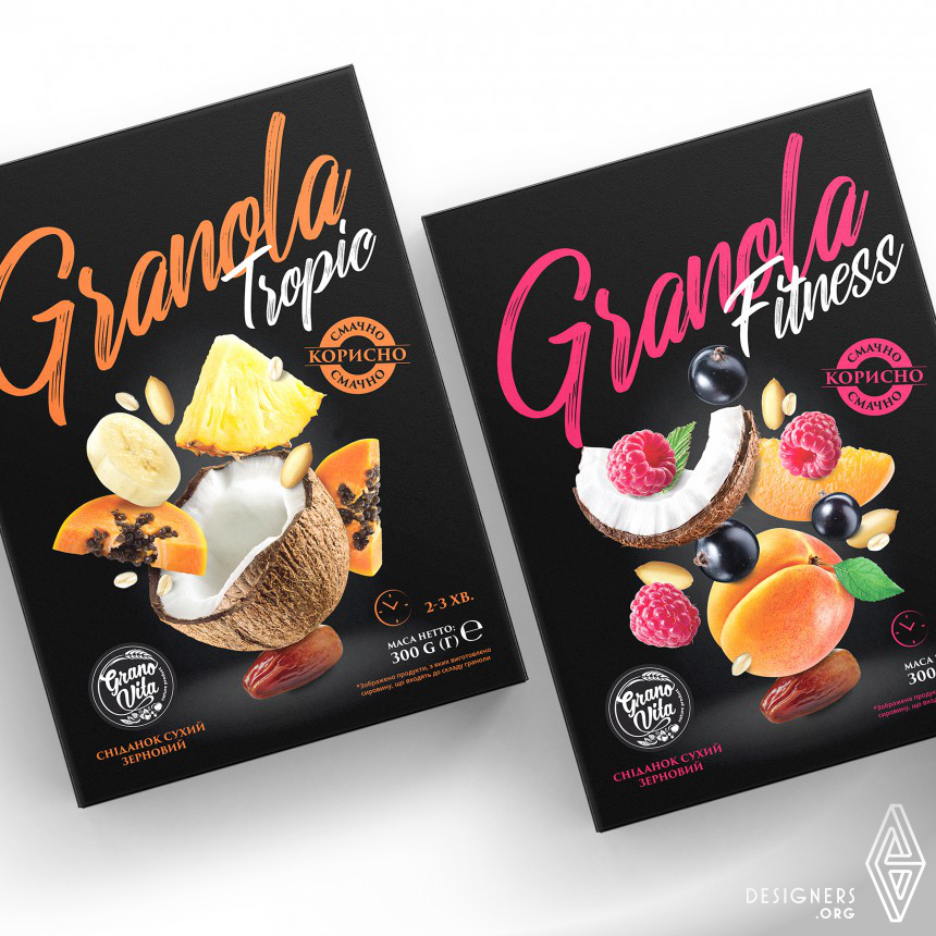 Granola Packaging by Olha Takhtarova