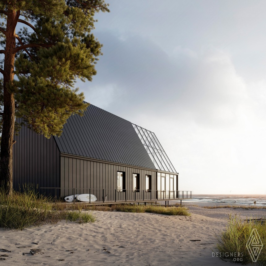 Peter Kuczia Beach Cabin on the Baltic Sea