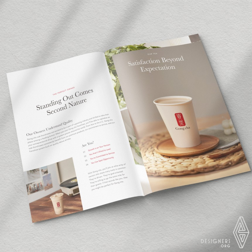 Brand Identity by Gong Cha USA CA