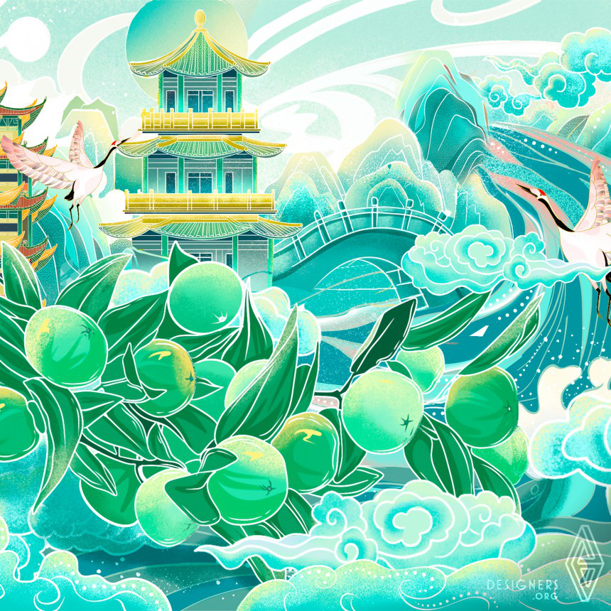 Packaging Illustration by Chia Liang Lin Xi Ting Huang Sheng Er Yu