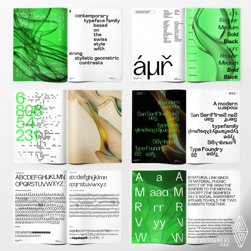 Typeface Specimen by Paul Robb