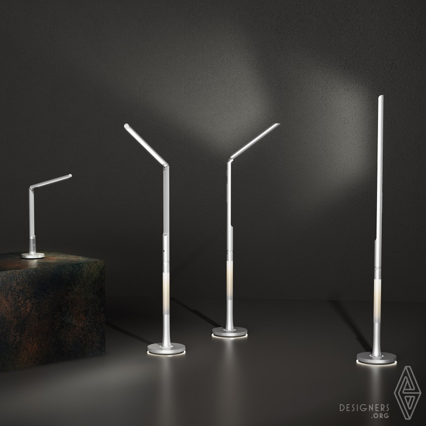 Table and Floor Lamps by Zuilin Zeng