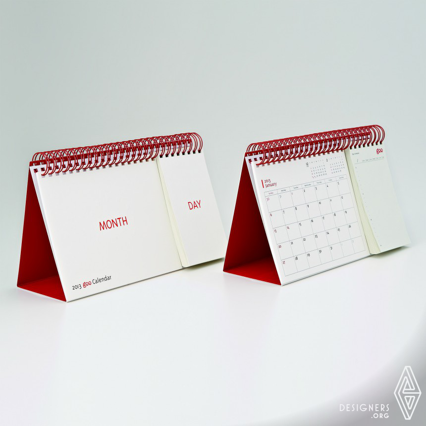 2013 goo Calendar “MONTH & DAY” Calendar