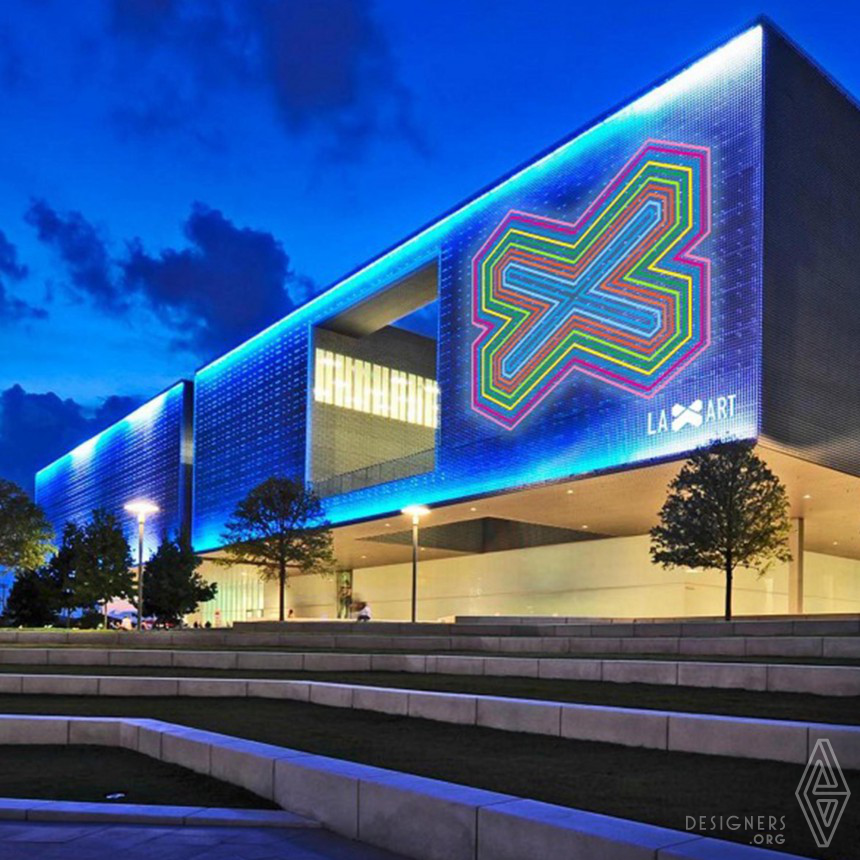 LAXART museum Transmedia rebranding