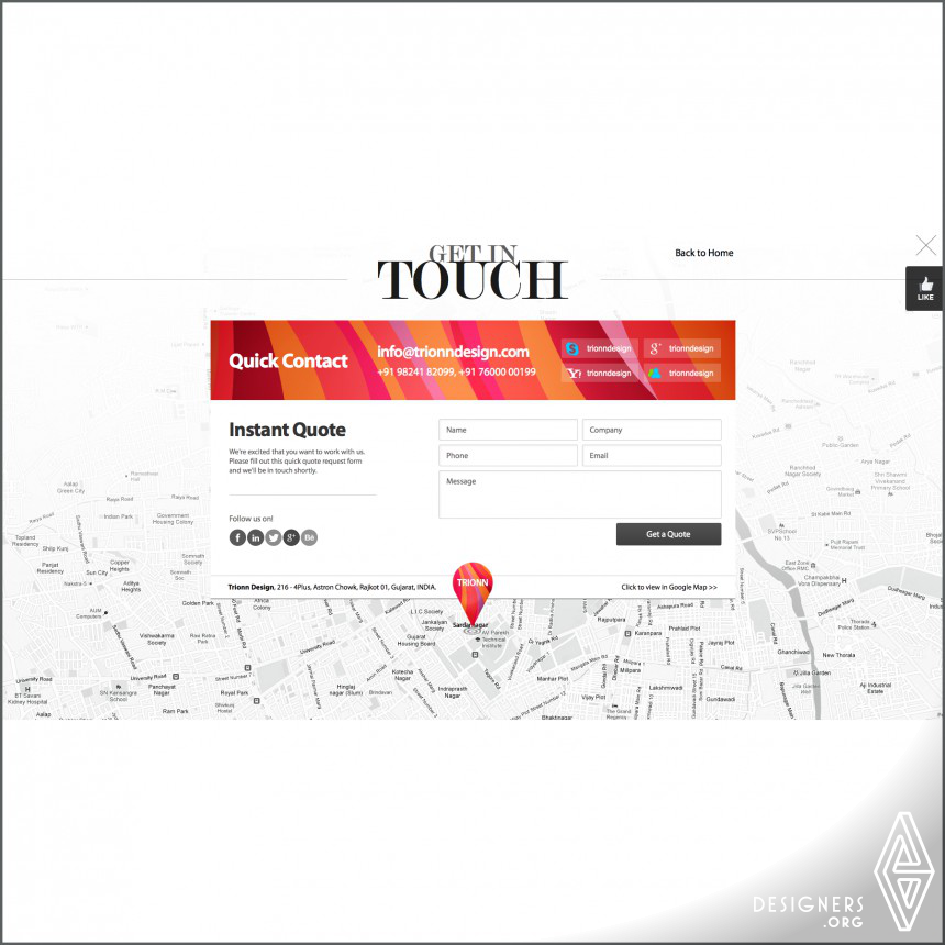Trionn Design Website Design