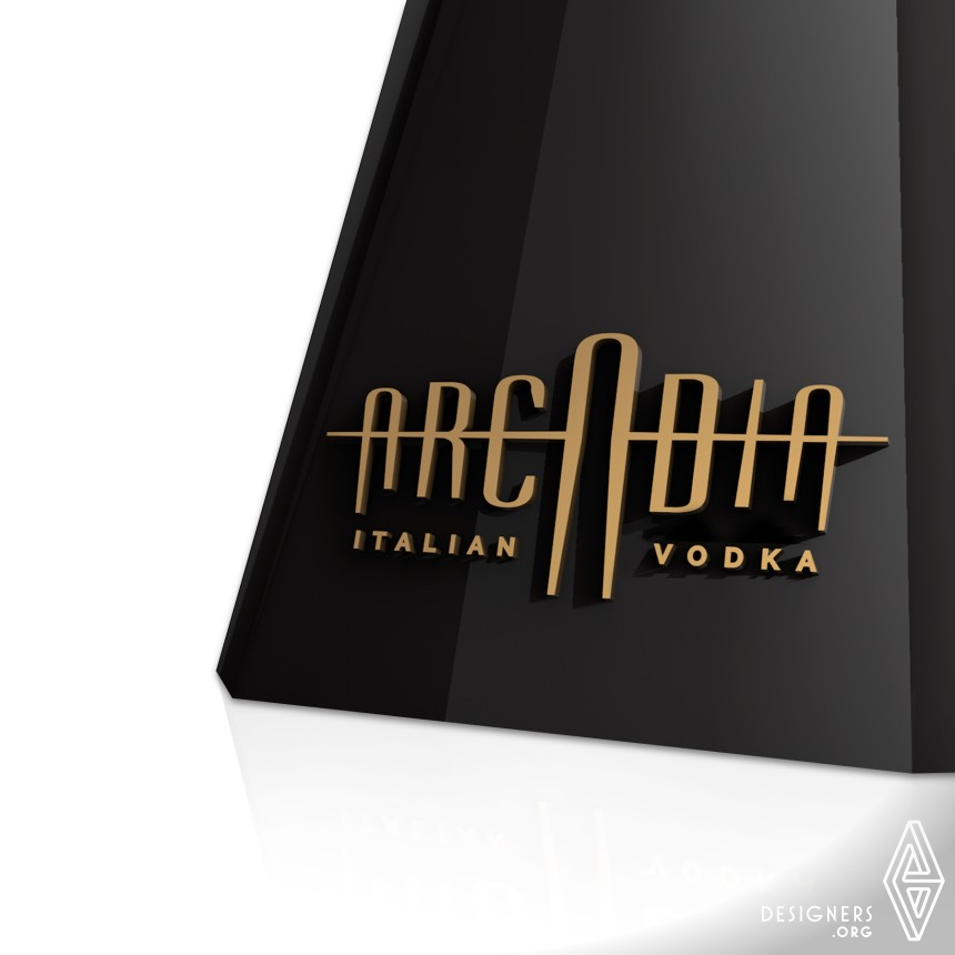 Elia Pittavino arcAdia Italian Vodka  Concept Bottle 