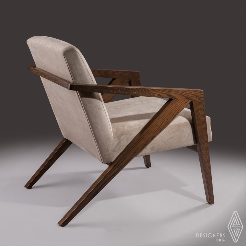 Lounge Chair Dining Chair by Gerardo Ríos Altamirano