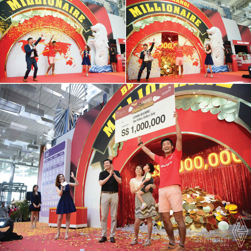 Be a Changi Millionaire Grand Draw Event design