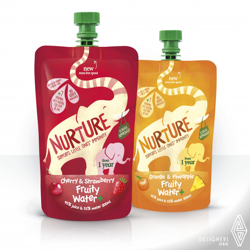 Nurture Drinks packaging