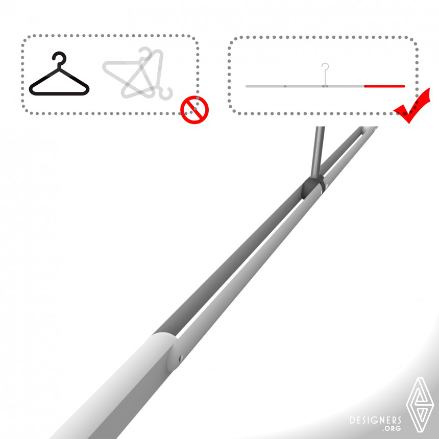 Hanger for simple life Folding clothing