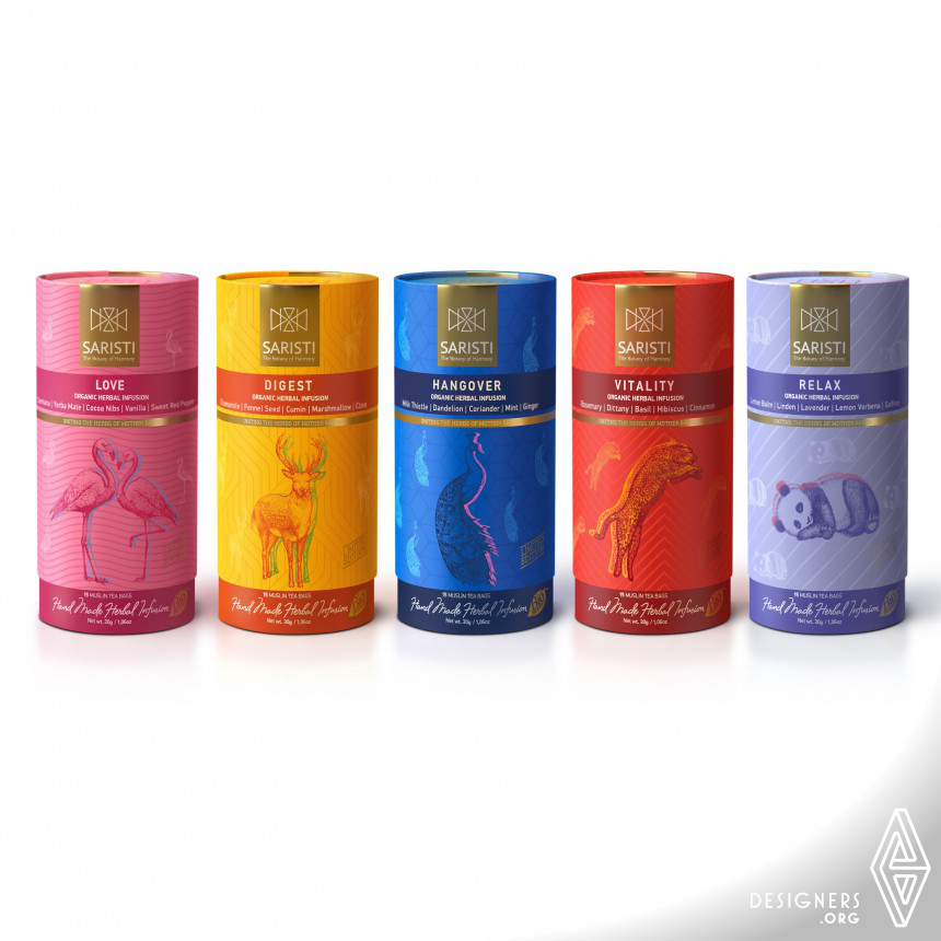 SARISTI Dry tea packaging