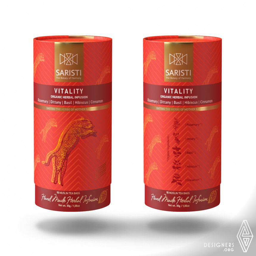 SARISTI Dry tea packaging