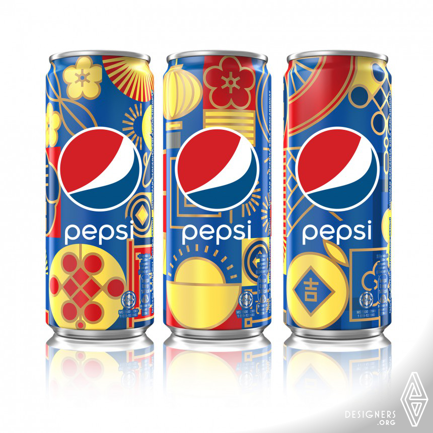Pepsi x 7Up Chinese New Year LTO Cans Brand Packaging