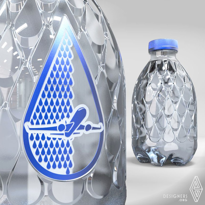 Droplet-shaped lightweight bottle IMG #3