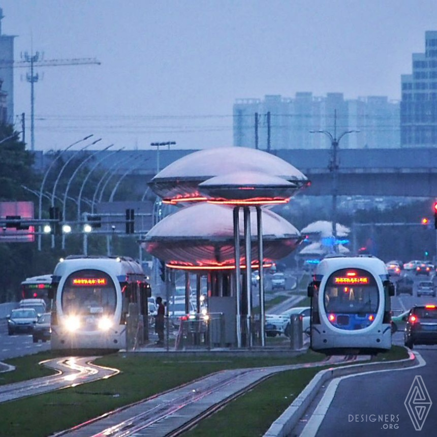 Zhuhai Tram Platform of Line 1 IMG #3