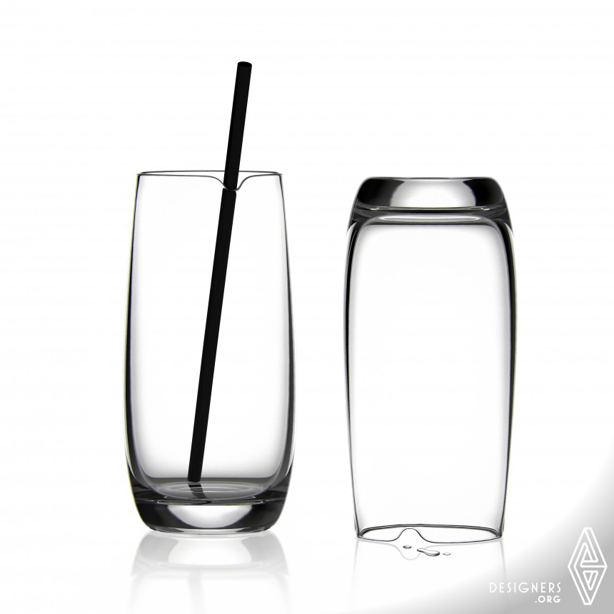 Curve Drinking Glass
