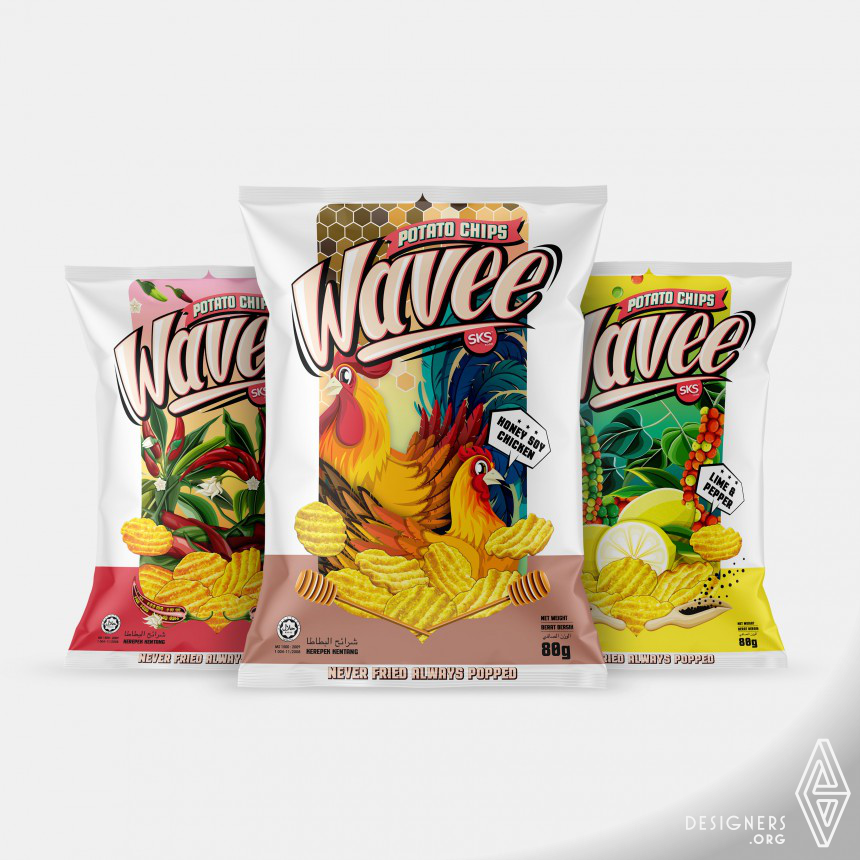 Wavee Packaging Identity