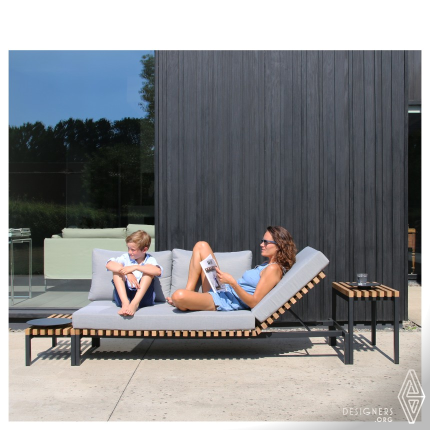 Outdoor Sunlounger and Sofa by Robin Delaere